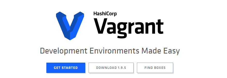 The Vagrant homepage.