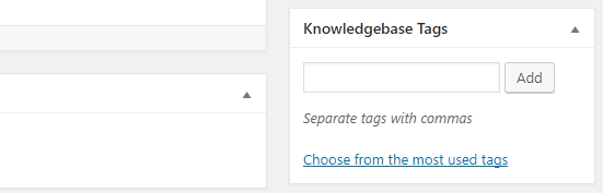 Adding tags to your article.