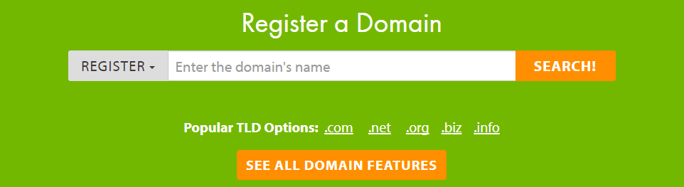 An example of a domain registrar.