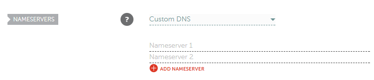 Customizing your nameservers.