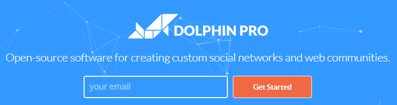 The Dolphin Pro homepage.