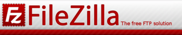 The FileZilla homepage.