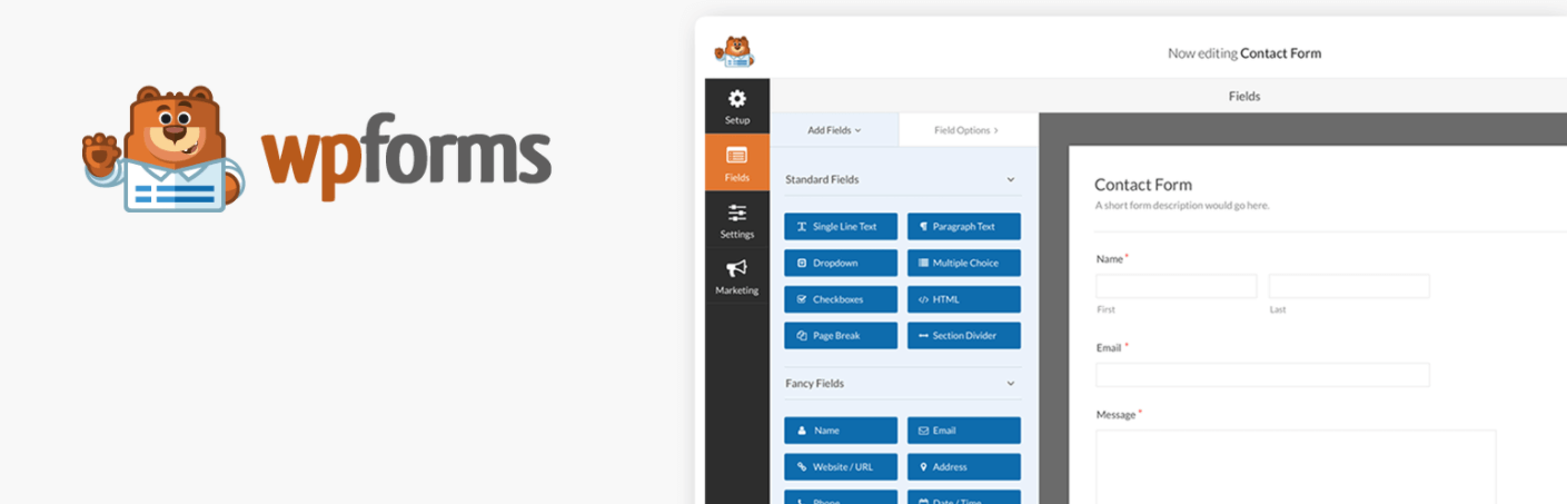The WP Forms plugin.