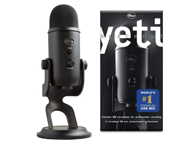 The Blue Yeti USB microphone. 