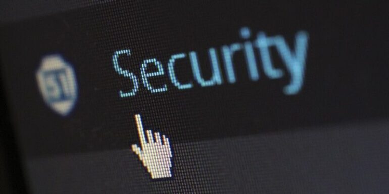 Stock image of a security icon