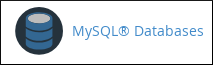 cPanel - Databases - MySQL Databases