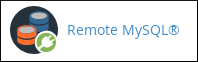 How to configure remote MySQL access in cPanel kb cpanel 78 databases remote mysql icon