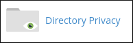 cPanel - Files - Directory Privacy