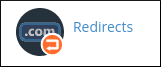 How to configure redirects in cPanel kb cpanel 94 domains redirects icon