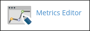 cPanel - Metrics - Metrics Editor icon