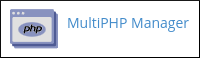 cPanel -  Software - MultiPHP Manager icon