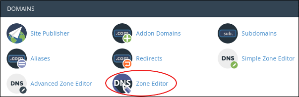 How to use the DNS Zone Editor in cPanel kb cpanel domains zone editor