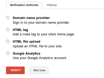 cPanel - Google Apps - Verify domain methods
