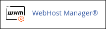 cPanel - Advanced - WebHost Manager icon
