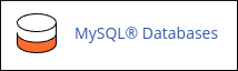 cPanel - Databases - MySQL Databases