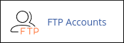 cPanel - Files - FTP Accounts icon