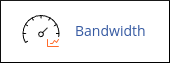 cPanel - Metrics - Bandwidth icon