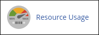cPanel - Metrics - Resource Usage icon
