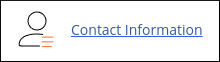 cPanel - Preferences - Contact Information icon