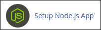 cPanel - Software - Setup Node.js App