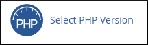 cPanel - Select PHP Version icon