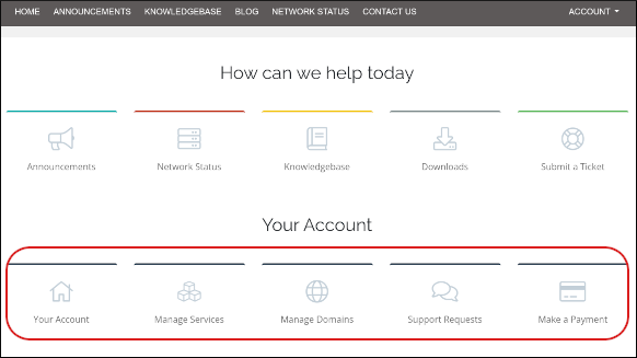 Customer Portal - Account Login alternative