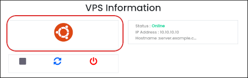 Customer Portal - VPS Information - Current installed OS