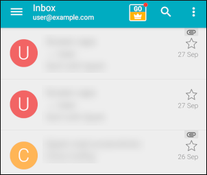 Aqua Mail - Inbox