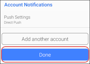 BlueMail - Account Notifications - Done