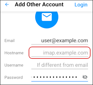 Edison Mail - IMAP hostname