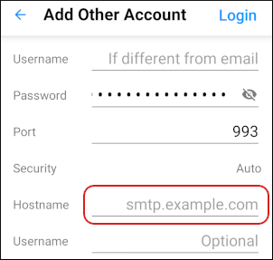 Edison Mail - SMTP hostname