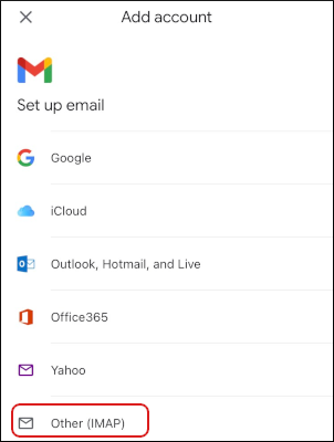 Gmail - Other (IMAP)