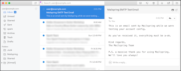 Mailspring - Inbox