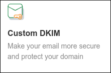 Customer Portal - Custom DKIM icon
