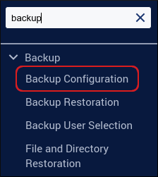 WebHost Manager - Backup Configuration