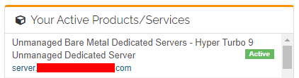 How to get started with Unmanaged Dedicated Server hosting